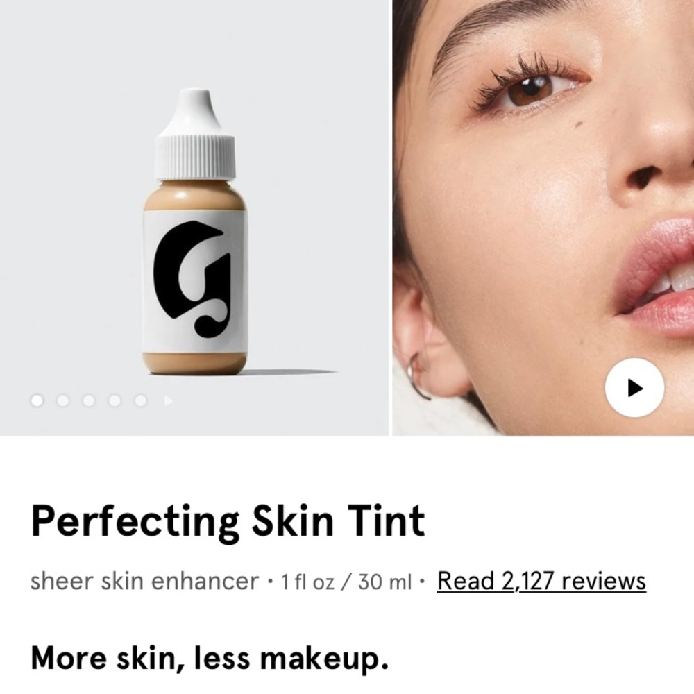 g9 glossier perfecting skin tint